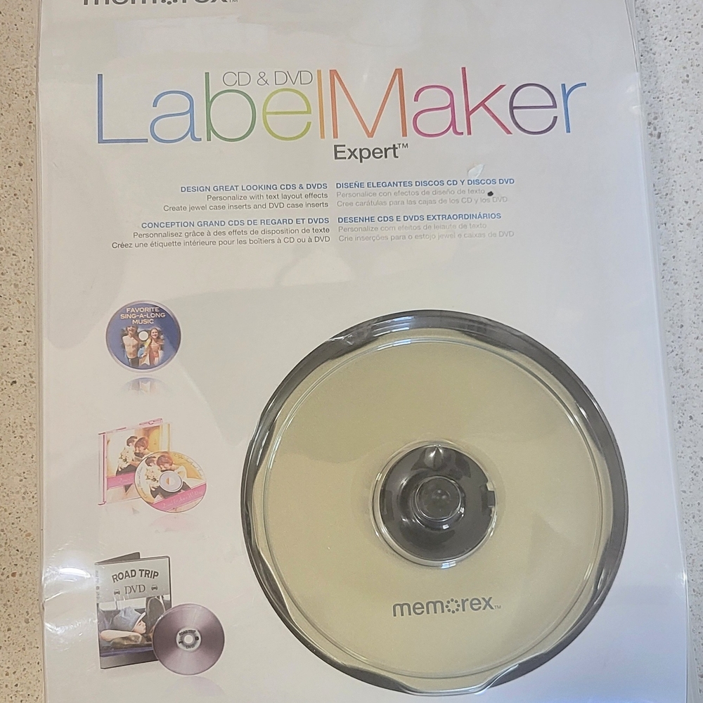 Memorex CD & DVD LabelMaker Expert - Gray